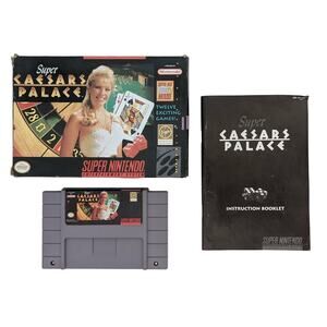 Super Caesars Palace (SNES) - Complete in Box (Virgin Interactive, 1993)